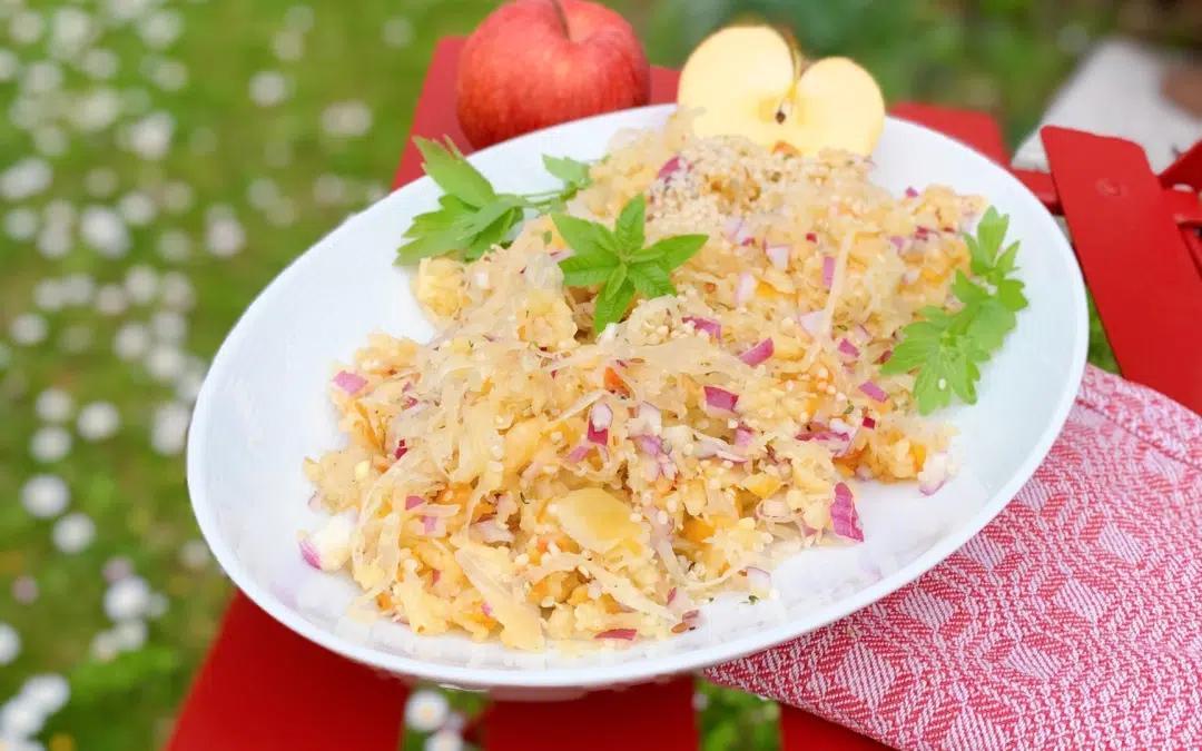 Der Apfel-Sauerkrautsalat